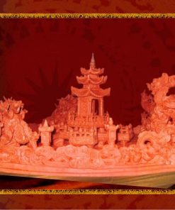 Tứ linh chầu vạn phật