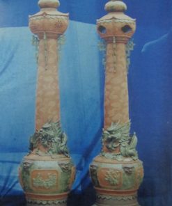 Đôi cây đèn gốm Luy Lâu